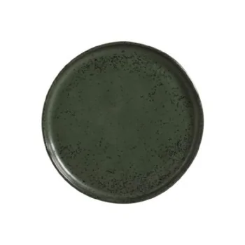 Stoneware Greenery Bread Plate - Diam. 6.1 x 0.63" - Pack of 12