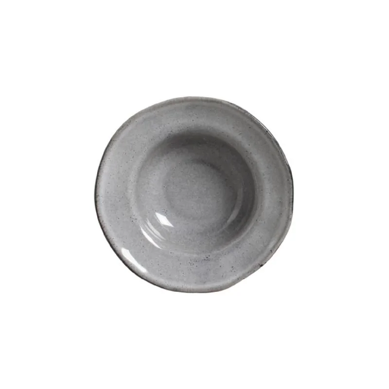 Stoneware Dust Deep Rim Plate - Diam. 7.48 x 2.17" - Pack of 12 Stoneware Dust Deep Rim Plate - Diam. 7.48 x 2.17" - Pack of 12