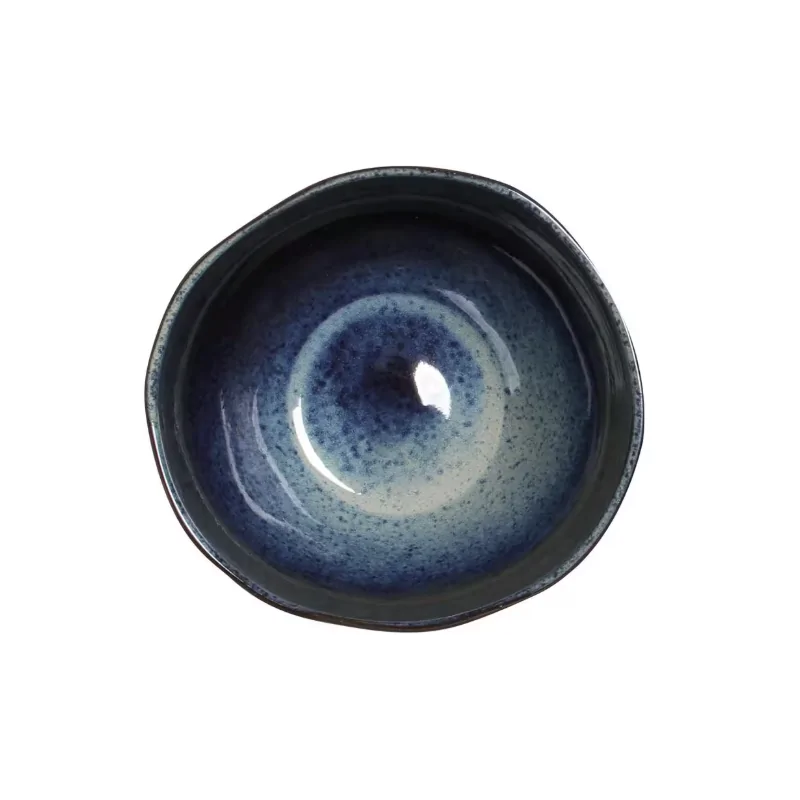 Stoneware Denim Organic Bowl - Diam. 5.24" - Pack of 12 Stoneware Denim Organic Bowl - Diam. 5.24" - Pack of 12
