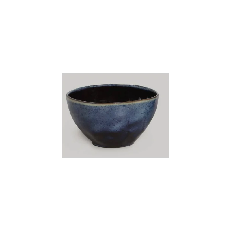 Stoneware Denim Organic Bowl - Diam. 5.24" - Pack of 12 Stoneware Denim Organic Bowl - Diam. 5.24" - Pack of 12