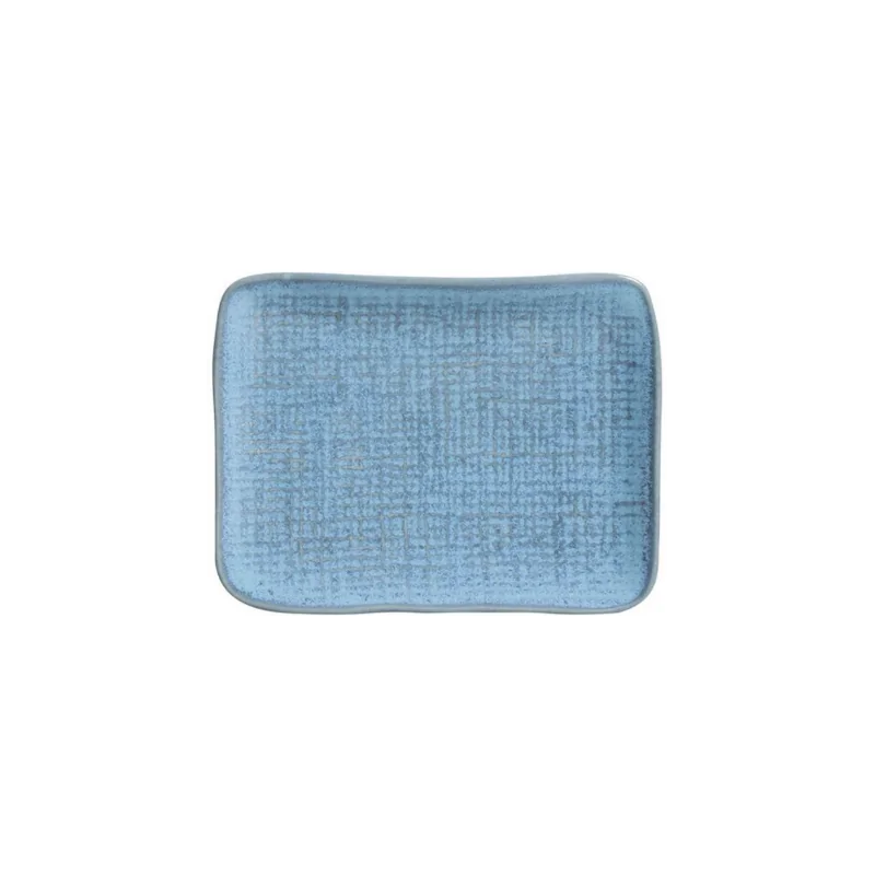 Stoneware Breeze Rectangular Platter Juta - Diam. 7.08 x 5.51" - Pack of 12 Stoneware Breeze Rectangular Platter Juta - Diam. 7.08 x 5.51" - Pack of 12