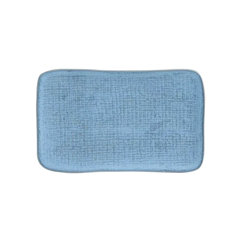 Stoneware Breeze Rectangular Platter Medium Juta - Diam. 10.63 x 6.3" - Pack of 12 Stoneware Breeze Rectangular Platter Medium Juta - Diam. 10.63 x 6.3" - Pack of 12