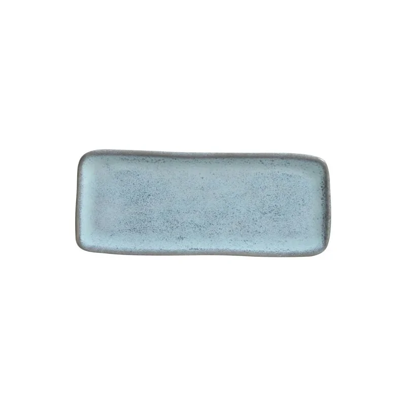 Stoneware Breeze Organic Rectangular Platter - Diam. 8.66 x 3.74" - Pack of 12 Stoneware Breeze Organic Rectangular Platter - Diam. 8.66 x 3.74" - Pack of 12