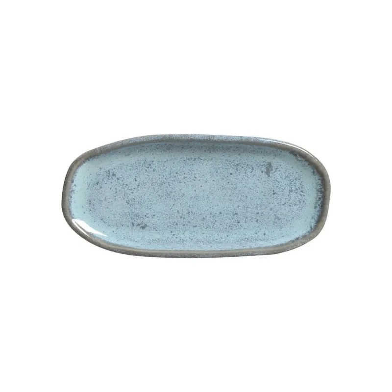 Stoneware Breeze Organic Shallow Oval Platter - Diam. 6.5 x 3.15" - Pack of 12