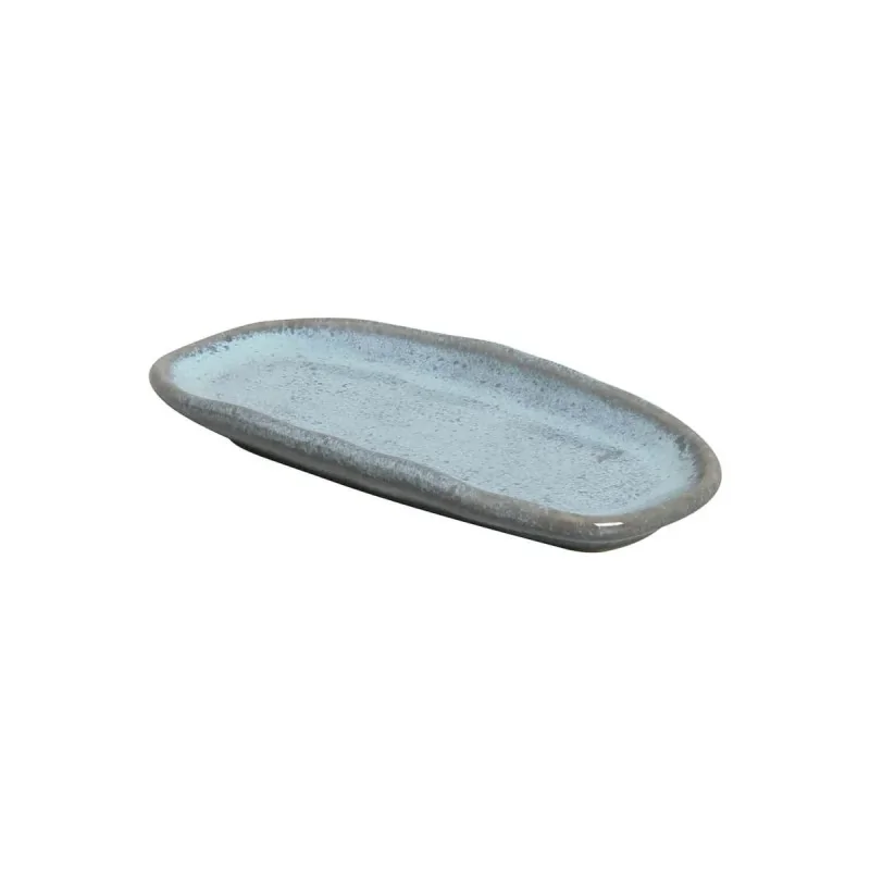 Stoneware Breeze Organic Shallow Oval Platter - Diam. 6.5 x 3.15" - Pack of 12