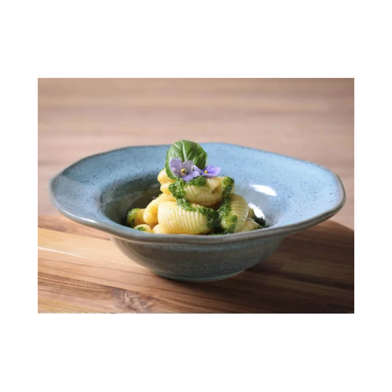 Stoneware Breeze Deep Rim Plate - Diam. 7.48 x 2.17" - Pack of 12