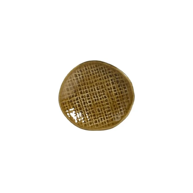 Stoneware Amber Ramekin Juta - Diam. 4.33 x 0.87" - Pack of 12 Stoneware Amber Ramekin Juta - Diam. 4.33 x 0.87" - Pack of 12