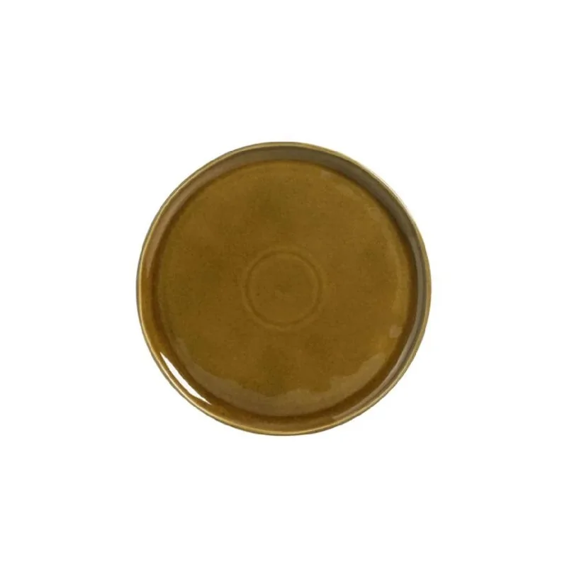 Stoneware Amber Dinner Plate Bio - Diam. 10.83" - Pack of 12 Stoneware Amber Dinner Plate Bio - Diam. 10.83" - Pack of 12
