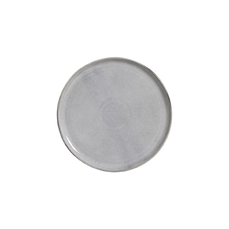 Stoneware Dust Dessert Plate Bio - Diam. 8.46"&nbsp; - Pack of 12