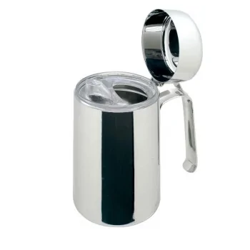 Oil Cannister with drip-free spout - Stainless steel - cl 50 - Set of 6