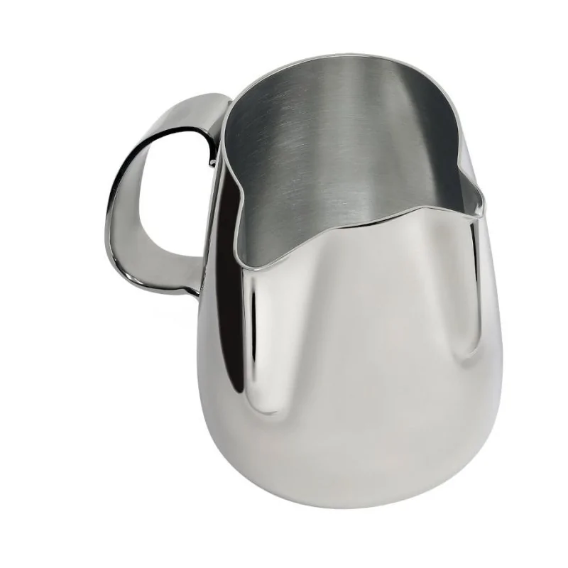 Cappuccino Jug Duet "Revolution" Collection with two spouts at a 90° angle - Stainless Steel 18/10 - 50 cl Cappuccino Jug Duet "Revolution" Collection with two spouts at a 90° angle - Stainless Steel 18/10 - 50 cl