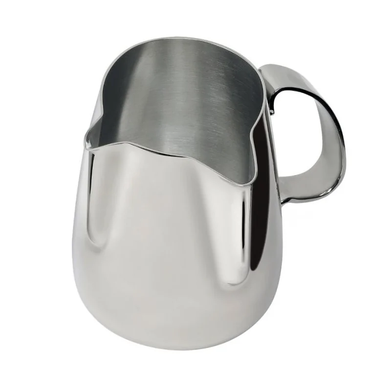 Cappuccino Jug Duet "Revolution" Collection with two spouts at a 90° angle - Stainless Steel 18/10 - 50 cl Cappuccino Jug Duet "Revolution" Collection with two spouts at a 90° angle - Stainless Steel 18/10 - 50 cl