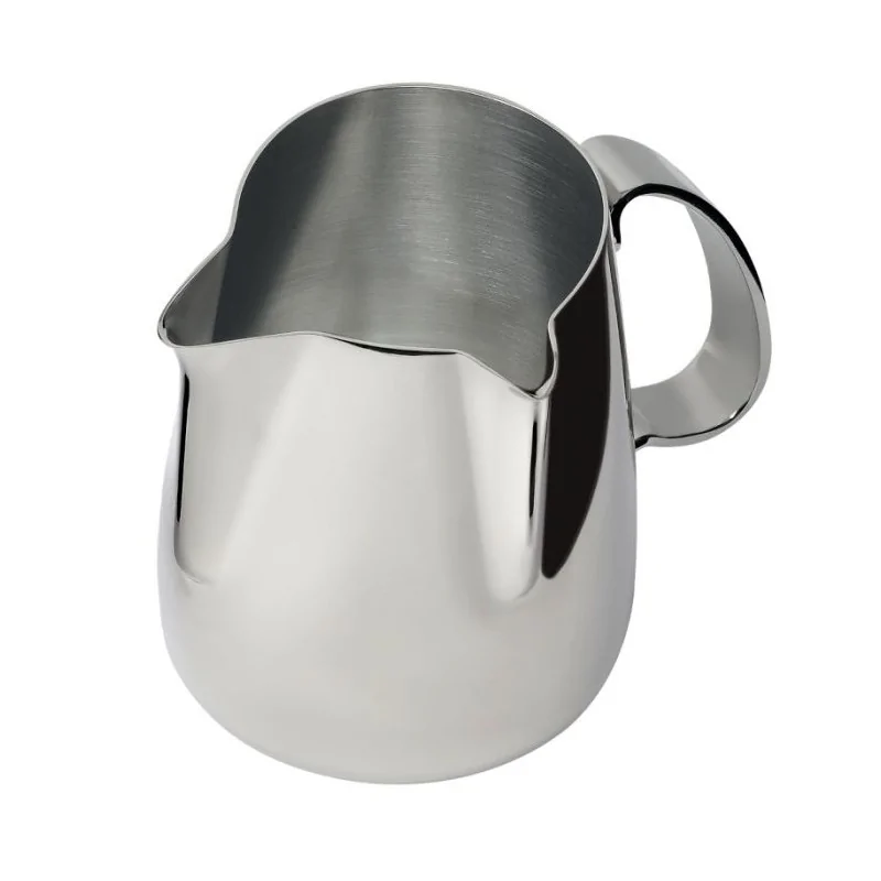 Cappuccino Jug Duet "Revolution" Collection with two spouts at a 90° angle - Stainless Steel 18/10 - 50 cl Cappuccino Jug Duet "Revolution" Collection with two spouts at a 90° angle - Stainless Steel 18/10 - 50 cl