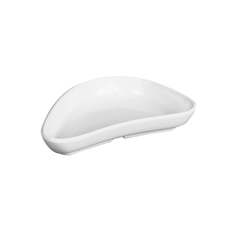 Small "Galaxy" Porcelain Saucer - 126 x 82 mm H: 18 - Set of 24 Small "Galaxy" Porcelain Saucer - 126 x 82 mm H: 18 - Set of 24