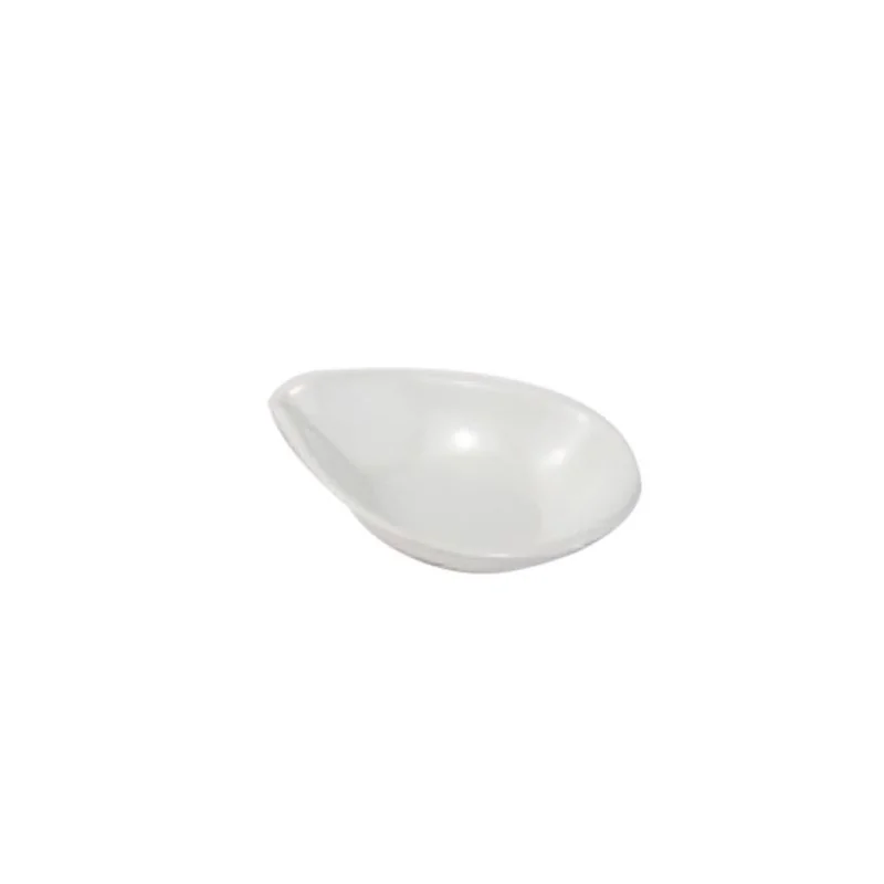 Small Drop Porcelain Dish - 100 x 75 mm H: 48 - Set of 24