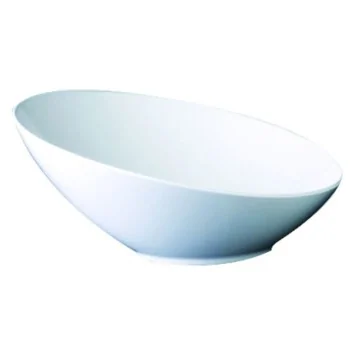 Slanted Round Melamine Bowl "Wright Bro." - 212 x 208 mm H: 104 - Set of 6