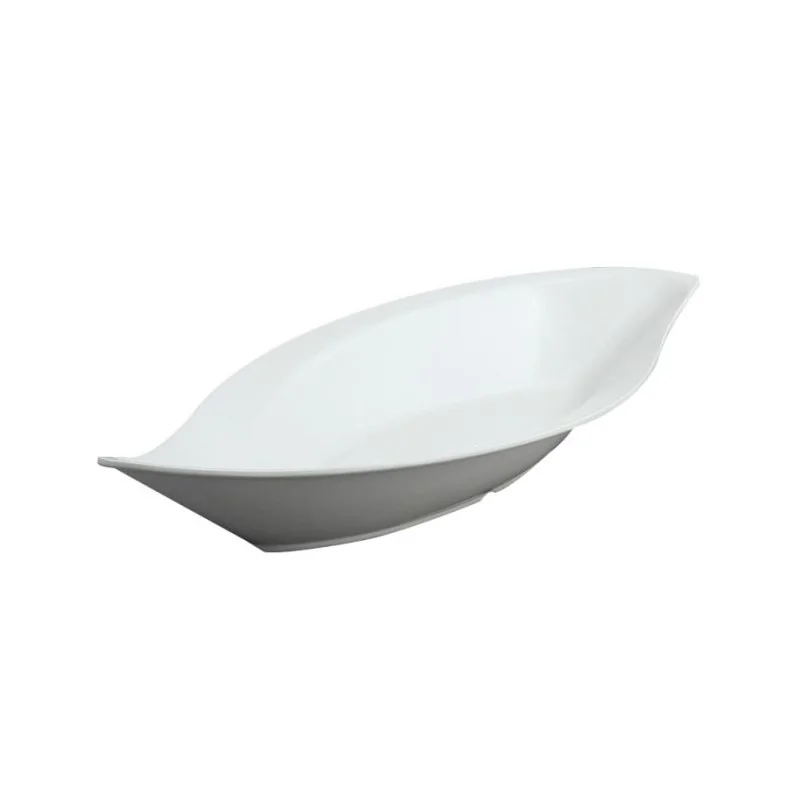 Leaf Melamine Bowl "Hana" - 420 x 195 mm H: 64 - Set of 3