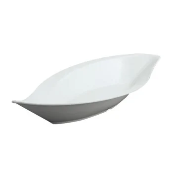 Leaf Melamine Bowl "Hana" - 500 x 240 mm H: 75 - Set of 3