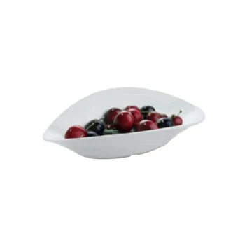 Oval Melamine Bowl "Mehndi" - 250 x 120 mm H: 75 - Set of 6