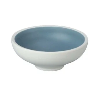 Blue Melamine Bowl "Taiji" - 255 x 255 x 80 mm - Set of 3