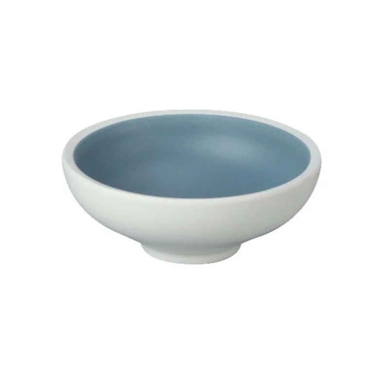 Blue Melamine Bowl "Taiji" - 217 x 217 x 80 mm - Set of 4