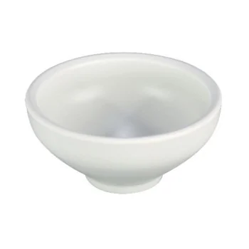 White Melamine Bowl "Taiji" - 166 x 166 x 66 mm - Set of 6