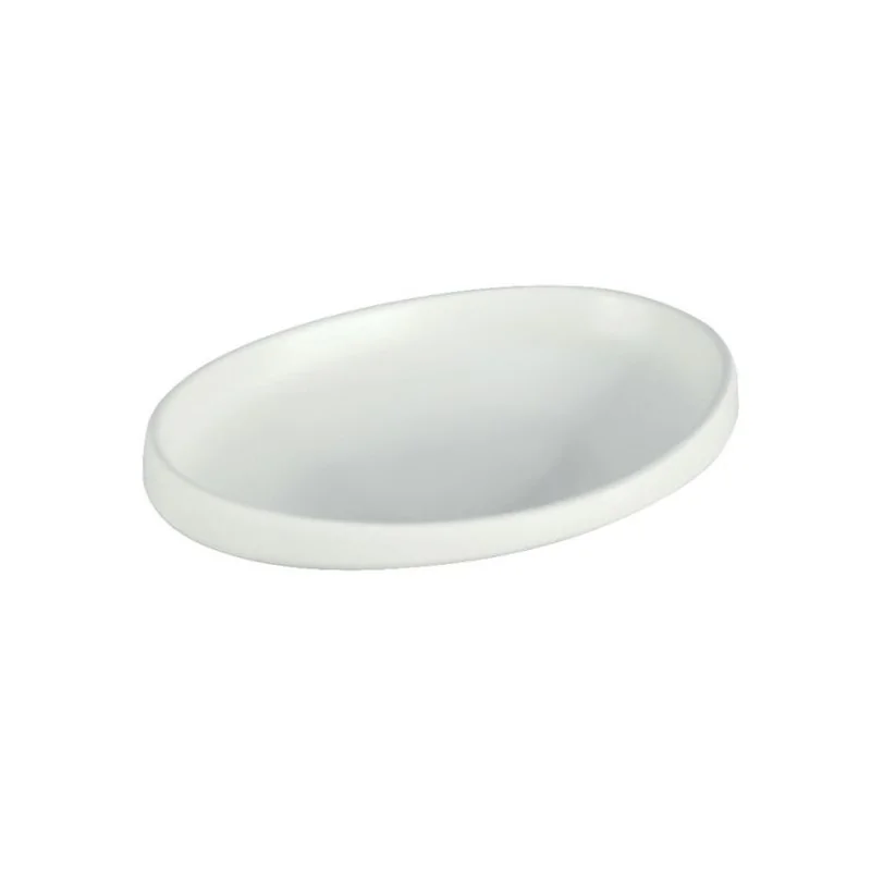 Deep Oval White Melamine Plate "Taiji" - 205 x 154 x 43 mm - Set of 6 Deep Oval White Melamine Plate "Taiji" - 205 x 154 x 43 mm - Set of 6