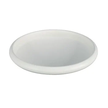 Deep Round White Melamine Plate "Taiji" - - Set of 4