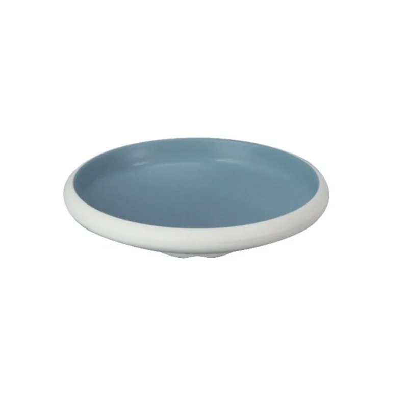Deep Round Blue Melamine Plate "Taiji" - 195 x 195 x 50 mm - Set of 6 Deep Round Blue Melamine Plate "Taiji" - 195 x 195 x 50 mm - Set of 6