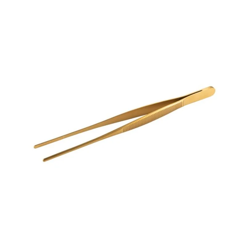 Straight Tweezers - 14 cm - Set of 12