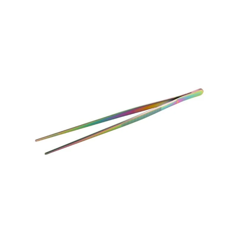 Straight Tweezers - 20 cm - Set of 12
