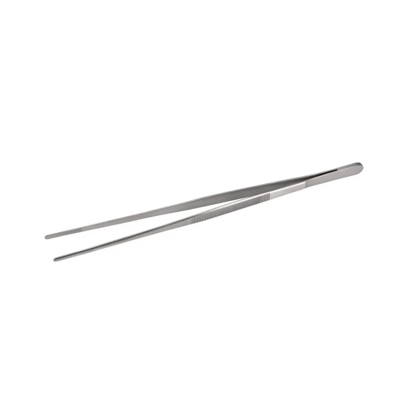 Straight Tweezers - 20 cm - Set of 12