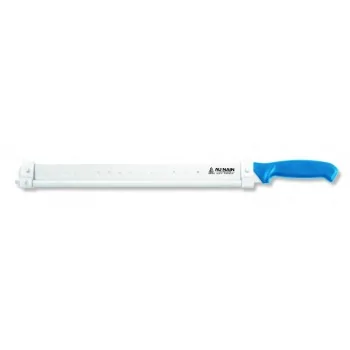 Professional Fish Salmon Scalloped Blade Molded Blue Handle 40 cm Knife