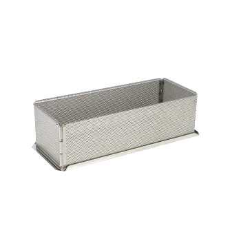 Stainless Steel Springform Pâtés en Croûte - 500 mm x 120 mm x h 90 mm