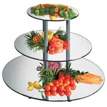 Cal-Mil Round Mirror Riser 24" 18" 12"