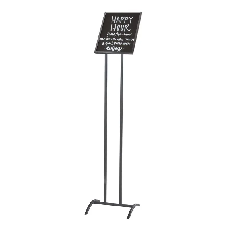 Cal-Mil Black Tall 8.5 x 11 Chalkboard Sign