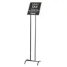 Cal-Mil Black Tall 8.5 x 11 Chalkboard Sign