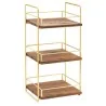 Cal-Mil 3 Tier Merchandiser Brass