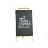 Cal-Mil 4 x 6 Write - On Sign Brass