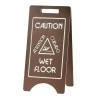 Cal-Mil Brown Wet Floor Sign