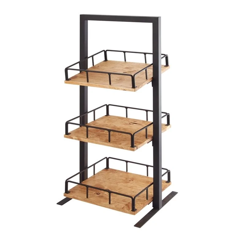 Cal-Mil 3Tier Merchandiser Madera Cal-Mil 3Tier Merchandiser Madera