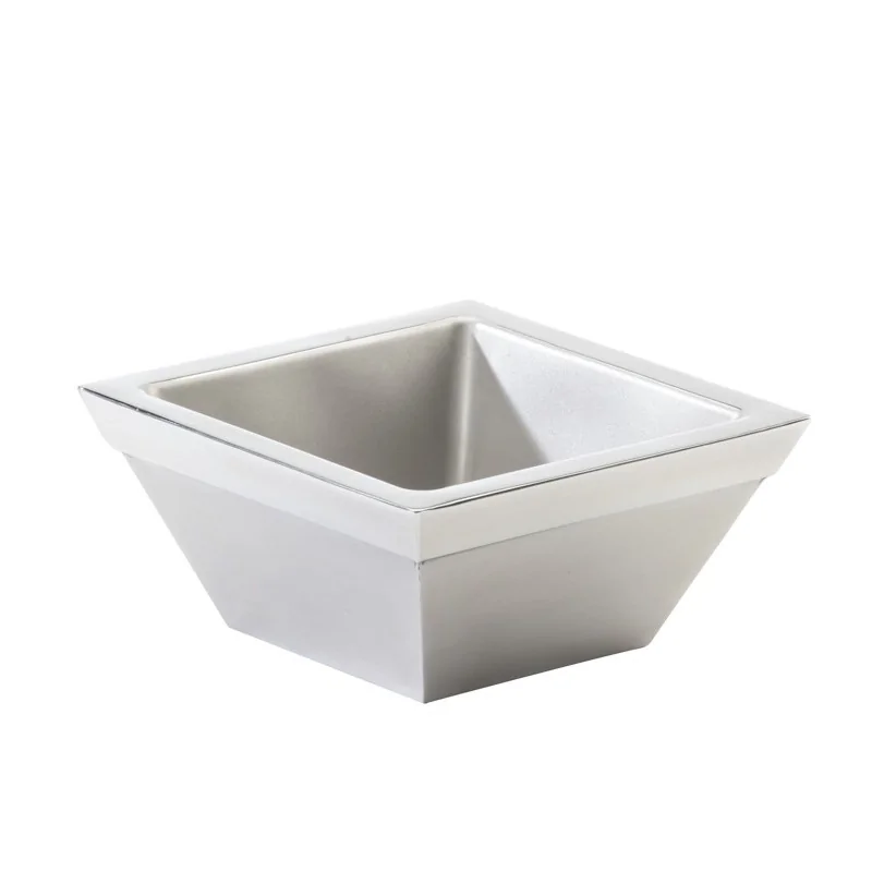 Cal-Mil 7" Square Gel Chill Bowl Stainless Cal-Mil 7" Square Gel Chill Bowl Stainless
