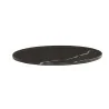 Cal-Mil Black Marble 8.75" Round Tray