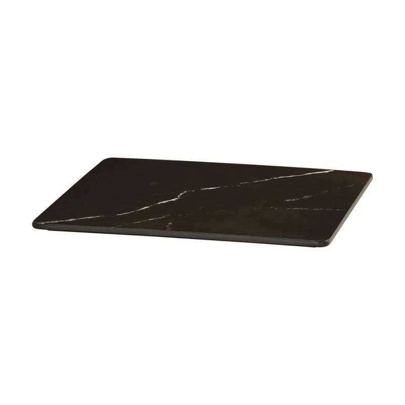 Cal-Mil Black Marble 12" Square Tray Cal-Mil Black Marble 12" Square Tray