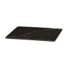 Cal-Mil Black Marble 12" Square Tray