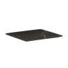 Cal-Mil Black Marble 10" Square Tray