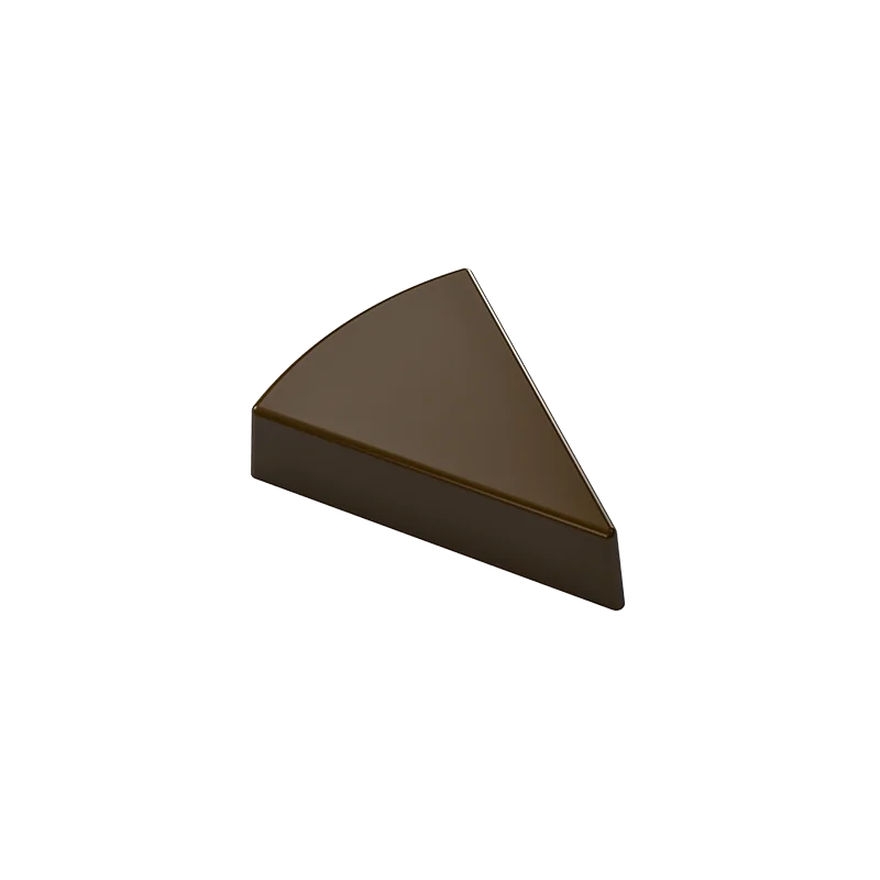 Polycarbonate Cake Slice Chocolate Mold - 20 Cavity - 10gr - 44.5 x 35 x h 11 mm