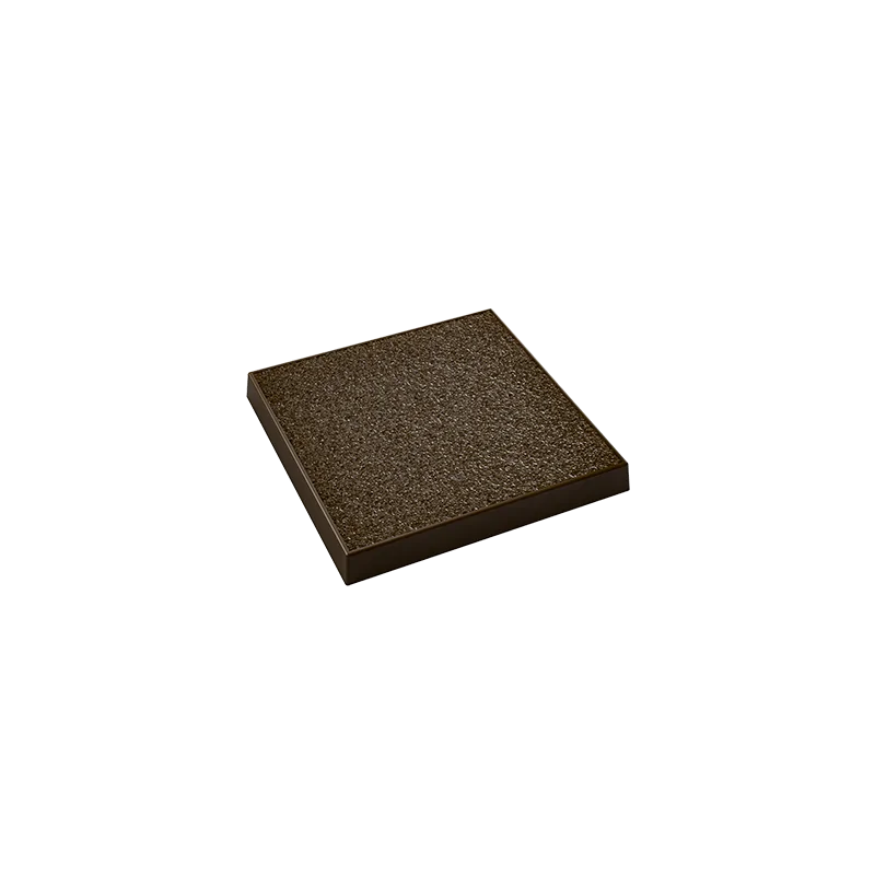 Polycarbonate Textured Square Chocolate Tablet Mold - 8 Cavity - 19.6gr - 53.5x 53.5 x h 6 mm Polycarbonate Textured Square Chocolate Tablet Mold - 8 Cavity - 19.6gr - 53.5x 53.5 x h 6 mm