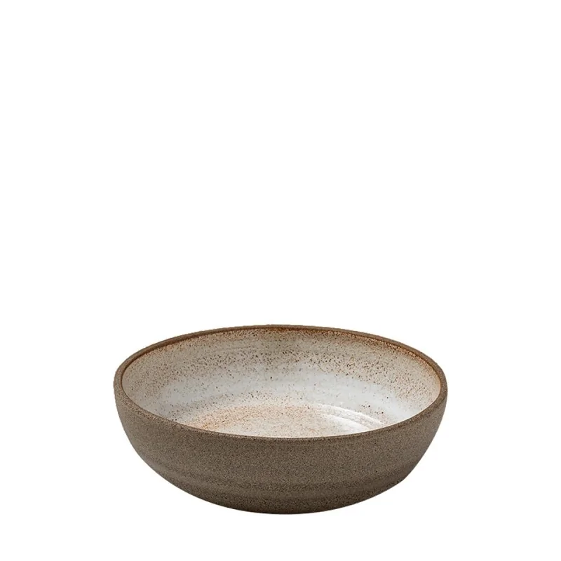 Elegant Salad Bowl - Handcrafted Ceramic - 21 x 6 cm