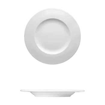 Fine White Porcelain Plate - Ecos Collection - 6 5/8" ( 17cm ) - set of 24